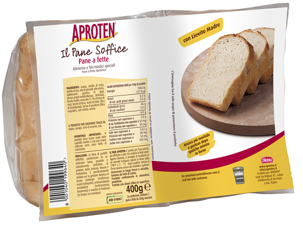 APROTEN PANE BIANCO FETTE 2 PEZZI DA 200 G - farmasconti.eu