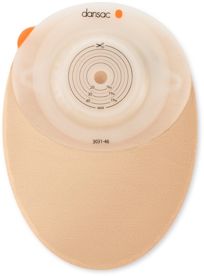 DANSAC NOVALIFE TRE 1 SACCA CHIUSA OPACA CONVEX MIDI PER COLOSTOMIA CON FINESTRA RITAGLIABILE 15-46 MM 430 ML 10 PEZZI - farmasconti.eu