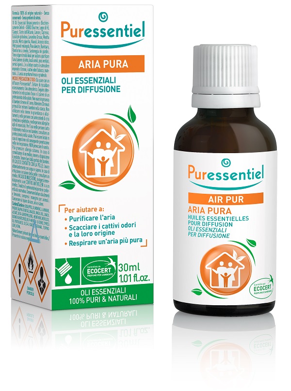 PURESSENTIEL MISCELA PER DIFFUSIONE ARIA PURA CERTIFICATA ECOCERT 30 ML - farmasconti.eu