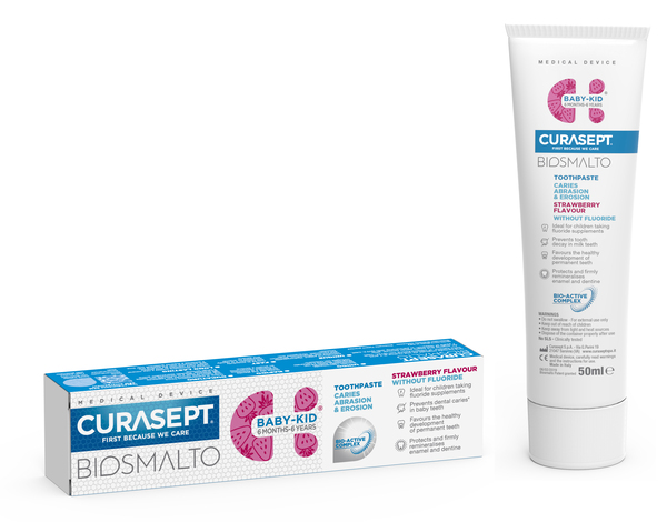 CURASEPT BIOSMALTO BABY KID SENZA FLUORO 50 ML - farmasconti.eu