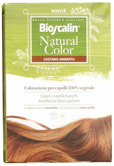 BIOSCALIN NATURAL COLOR CASTANO AMBRATO 70 G - farmasconti.eu