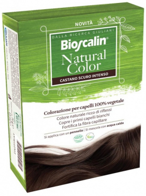 BIOSCALIN NATURAL COLOR CASTANO SCURO INTENSO 70 G - farmasconti.eu