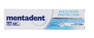 MENTADENT MAXIMUM PROTECTION MENTA FRESCA DENTIFRICIO 75 ML - farmasconti.eu