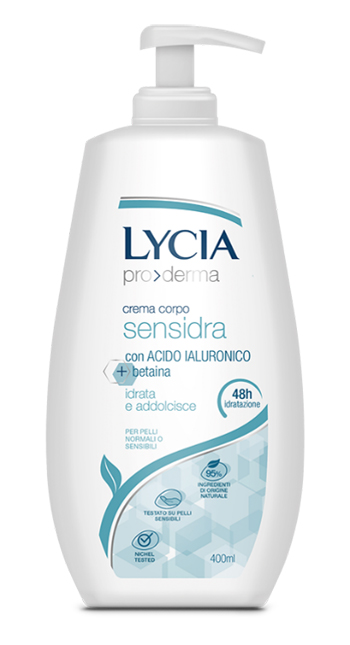 LYCIA PRODERMA CREMA CORPO SENSIDRA 400 ML - farmasconti.eu