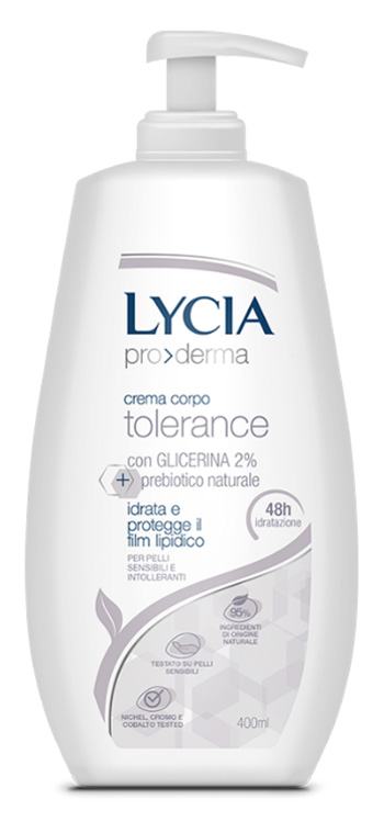 LYCIA PRODERMA CREMA CORPO TOLERANCE 400 ML - farmasconti.eu