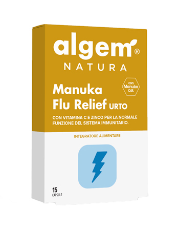 ALGEM MANUKA FLU RELIEF URTO 15 CAPSULE - farmasconti.eu