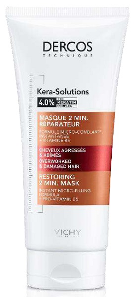 DERCOS TECHNIQUE KERASOL MASCHERA RIPARATRICE 2 MIN 200 ML - farmasconti.eu