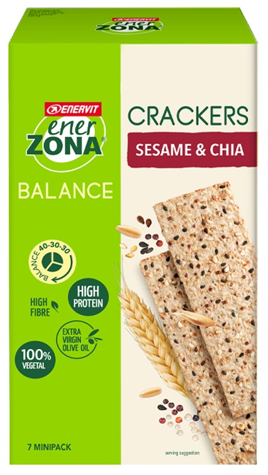 ENERZONA CRACKERS SESAME & CHIA 25 G - farmasconti.eu