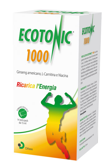 ECOTONIC 1000 14 STICK PACK 15 ML - farmasconti.eu