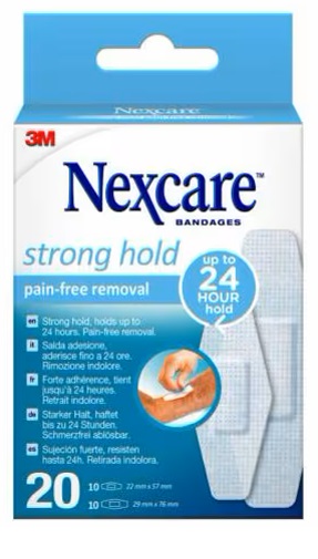 CEROTTO NEXCARE STRONG 360 GRADI 20 PEZZI ASSORTITI - farmasconti.eu