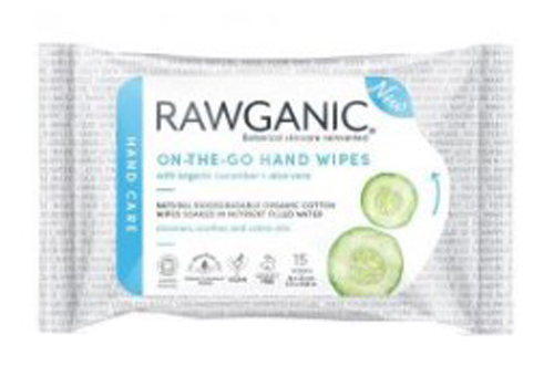 RAWGANIC SALVIETTE DETERGENTE MANI 15 PEZZI - farmasconti.eu