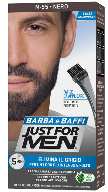 JUST FOR MEN BARBA & BAFFI M55 NERO 51 G - farmasconti.eu