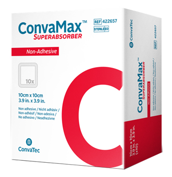 MEDICAZIONE AVANZATA CONVAMAX SUPERABSORBER NON-ADHESIVE 15X20 CM 10 PEZZI - farmasconti.eu