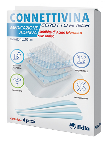 CEROTTO CONNETTIVINA HITECH 10 X 10 CM 4 PEZZI - farmasconti.eu