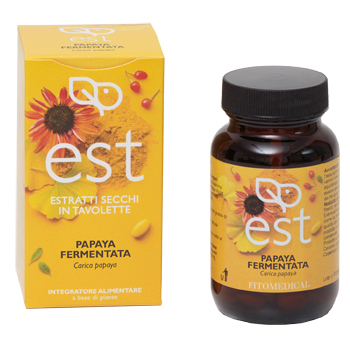 PAPAYA FERMENTATA ESTRATTO SECCO 60 TAVOLETTE - farmasconti.eu