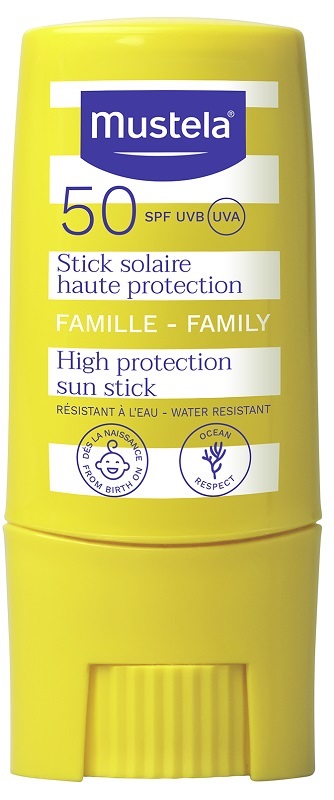 MUSTELA STICK SOLARE PROTEZIONE MOLTO ALTA SPF50 9 ML - farmasconti.eu