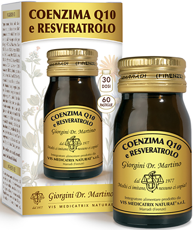 COENZIMA Q10 E RESVERATROLO 60 PASTIGLIE - farmasconti.eu