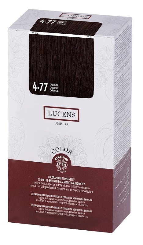 LUCENS UMBRIA TINTA COLOR LUCENS 4,77 CASTANO CHIARO - farmasconti.eu