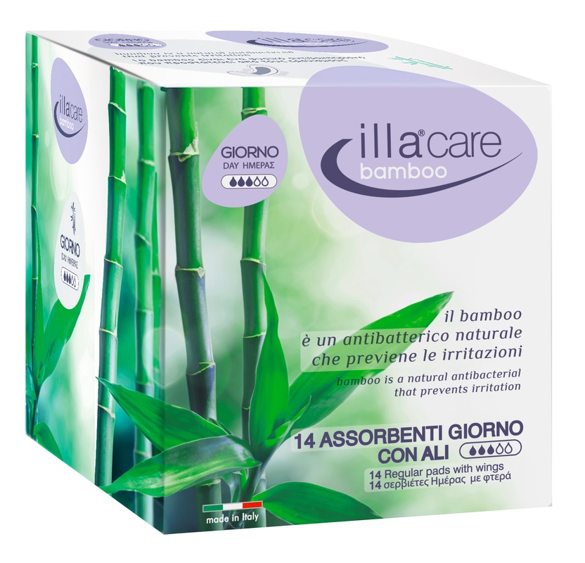 ILLA CARE BAMBOO ASSORBENTE GIORNO 14 PEZZI - farmasconti.eu