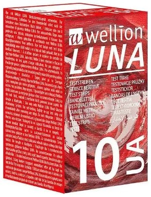 WELLION STRISCE PER LA DETERMINAZIONE DELL'ACIDO URICO 10 PEZZI - farmasconti.eu