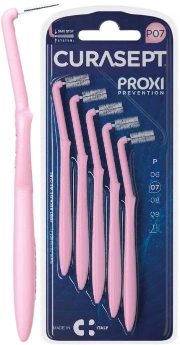 CURASEPT PROXI ANGLE P07 ROSA/PINK 5 PEZZI - farmasconti.eu