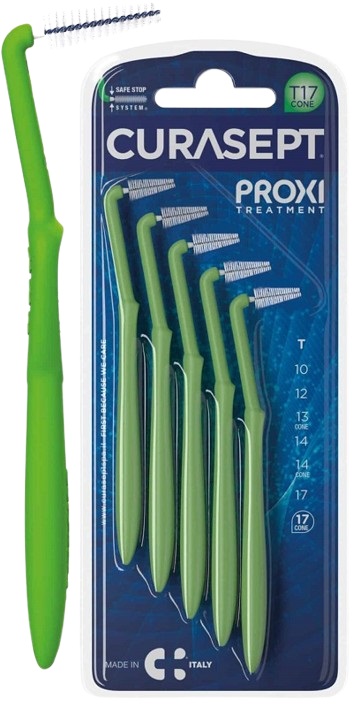 CURASEPT PROXI ANGLE P09 VERDE CHIARO/LIGHT GREEN 5 PEZZI - farmasconti.eu