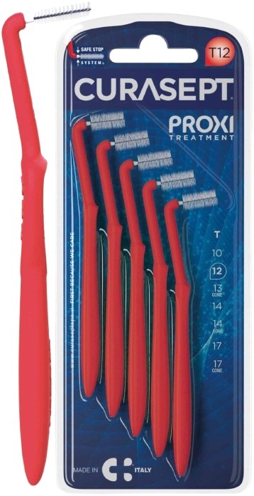 CURASEPT PROXI ANGLE T12 ROSSO/RED 5 PEZZI - farmasconti.eu