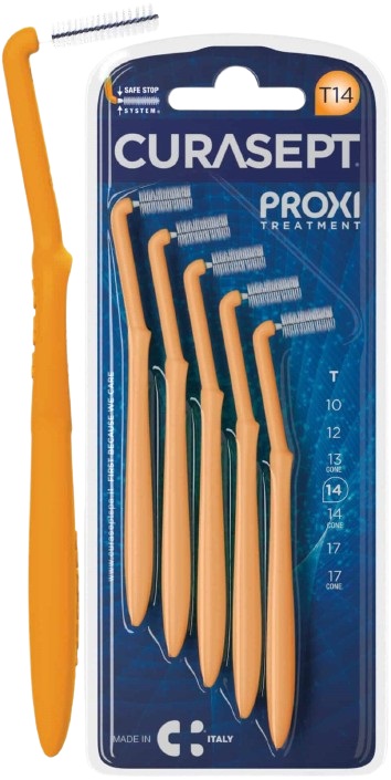 CURASEPT PROXI ANGLE T14 ARANCIO/ORANGE 5 PEZZI - farmasconti.eu