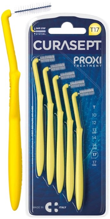 CURASEPT PROXI ANGLE T17 GIALLO/YELLOW 5 PEZZI - farmasconti.eu