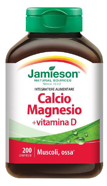 JAMIESON CALCIO MAGNESIO CON VITAMINA D 200 COMPRESSE - farmasconti.eu