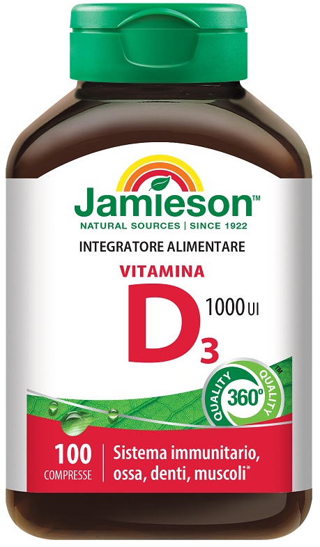 JAMIESON VITAMINA D3 1000 100 COMPRESSE - farmasconti.eu