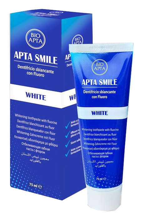 APTASMILE DENTIFRICIO SBIANCANTE 75 ML - farmasconti.eu