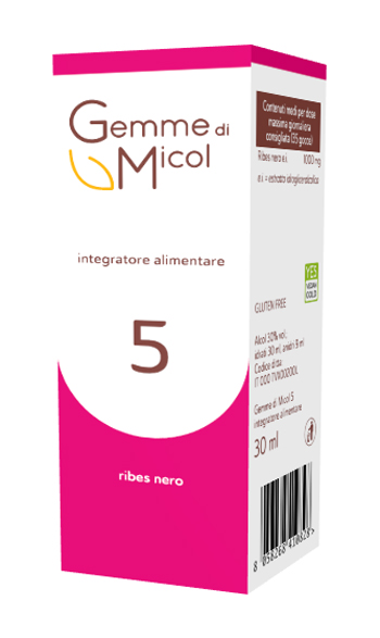 GEMME DI MICOL 5 RIBES NERO 30 ML - farmasconti.eu