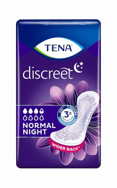ASSORBENTE TENA DISCREET NORMAL NIGHT 10 PEZZI - farmasconti.eu