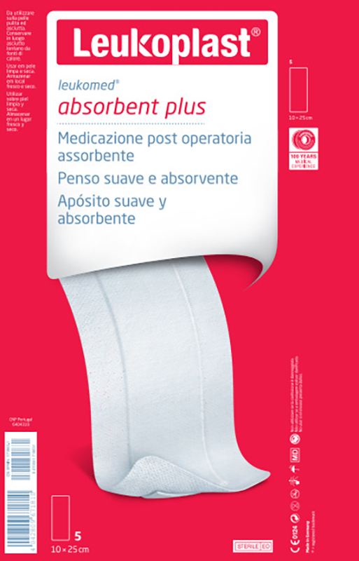 LEUKOMED MEDICAZIONE POST-OPERATORIA IN TESSUTO NON TESSUTO 10 X 25 CM - farmasconti.eu