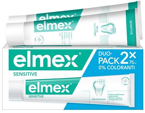 ELMEX SENSITIVE DENTIFRICIO BITUBO 2X75 ML - farmasconti.eu