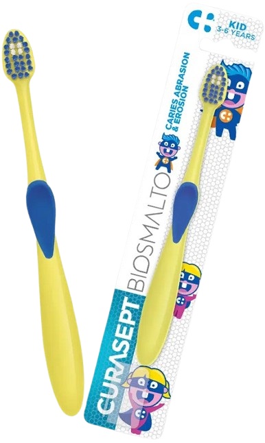 CURASEPT SPAZZOLINO BIOSMALTO KIDS 3-6 ANNI - farmasconti.eu