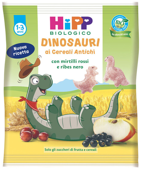HIPP BIO DINOSAURI CEREALI ANTICHI 30 G - farmasconti.eu