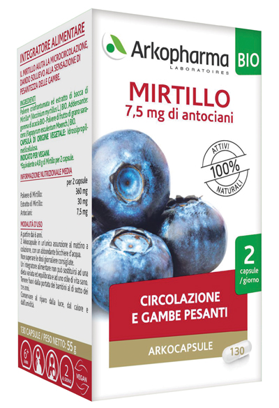 ARKOCAPSULE MIRTILLO BIO 40 CAPSULE - farmasconti.eu