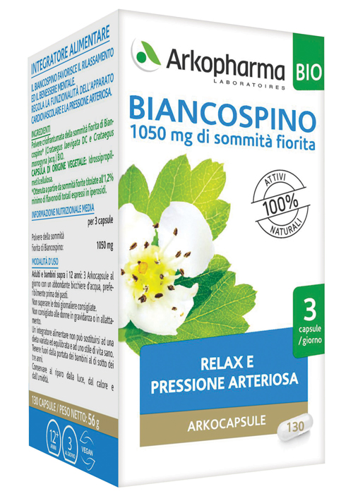 ARKO CAPSULE BIANCOSPINO BIO 45 CAPSULE - farmasconti.eu