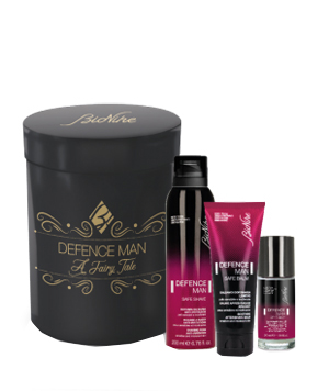 DEFENCE MAN KIT NATALE 2020 1 SAFE SHAVE SCHIUMA BARBA ANTI IRRITAZIONI 200 ML + 1 SAFE BALM BALSAMO DOPOBARBA LENITIVO 75 ML + 1 DRY TOUCH DEODORANTE ROLL ON 50 ML - farmasconti.eu
