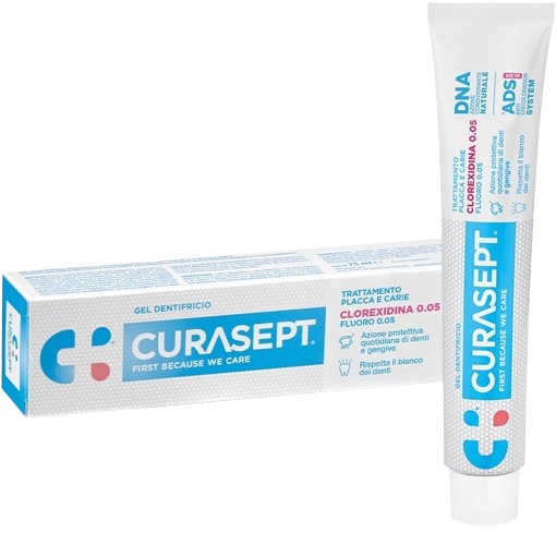 CURASEPT DENTIFRICIO 0,05 75 ML ADS+DNA - farmasconti.eu