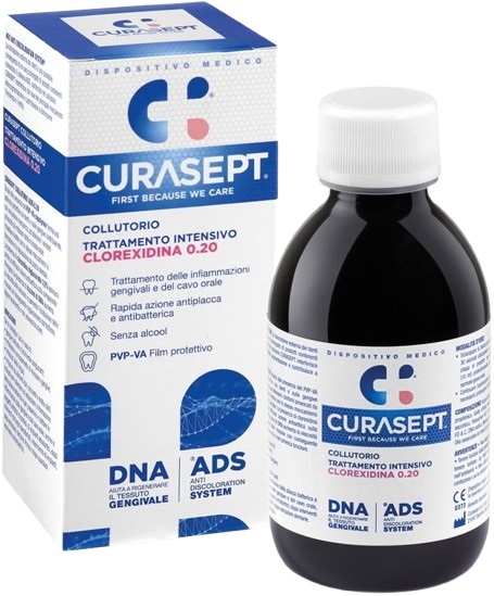CURASEPT COLLUTORIO 0,20 ADS + DNA 200 ML - farmasconti.eu
