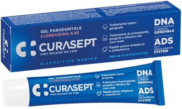 CURASEPT GEL PARODONTALE 0,5% 30 ML ADS + DNA - farmasconti.eu