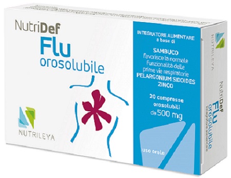 NUTRIDEF FLU OROSOLUBILE 20 COMPRESSE - farmasconti.eu