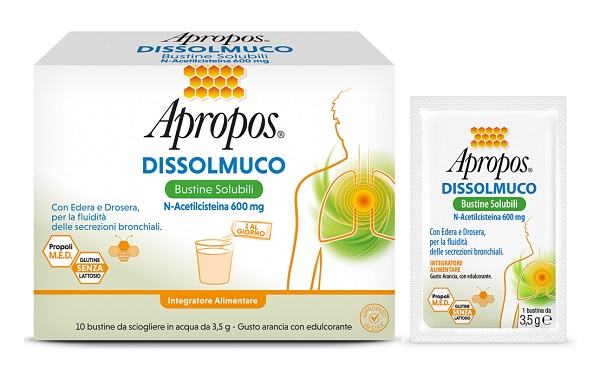 APROPOS DISSOLMUCO 10 BUSTINE SOLUBILI - farmasconti.eu