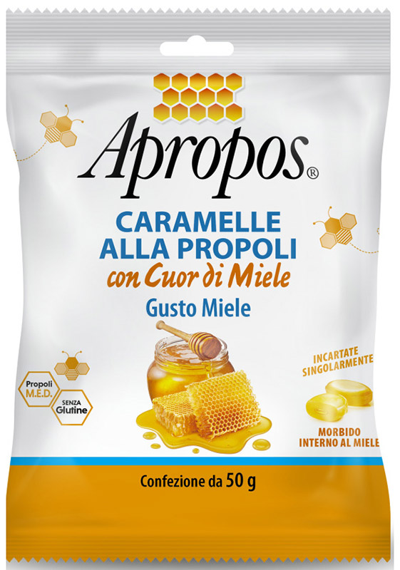APROPOS CARAMELLE DURE MIELE CUOR DI MIELE 50 G - farmasconti.eu