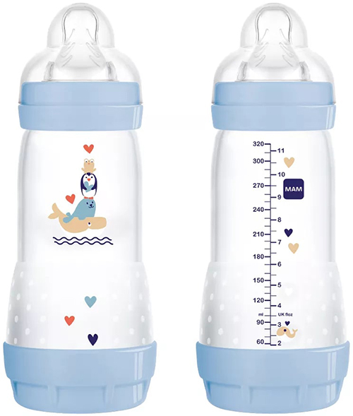 MAM BIBERON EASY START 320 ML 4+ TETTARELLA 3 MASCHIO - farmasconti.eu