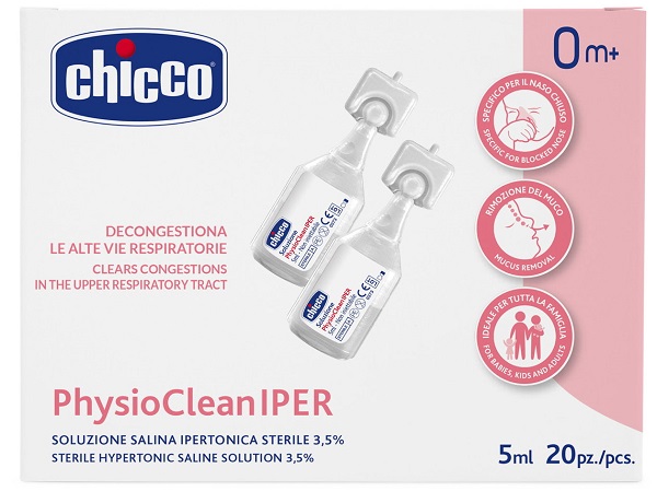 CHICCO SOLUZIONE HYPERTONIC 5 ML 20 PEZZI - farmasconti.eu