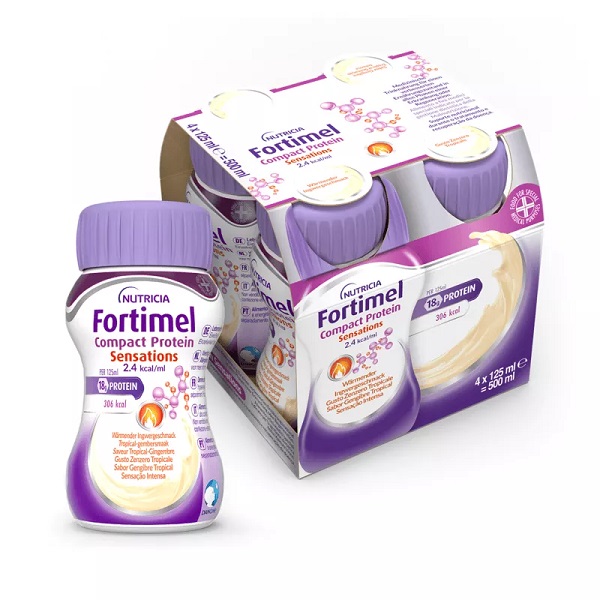 FORTIMEL COMPACT PROTEIN HOT TROPICAL ZENZERO 4 X 125 ML - farmasconti.eu